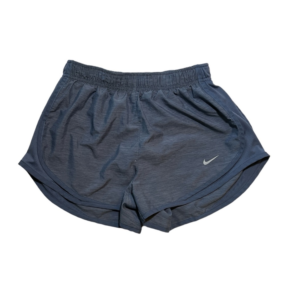 Nike women’s tempo brief-lined running shorts. Size small. Color blueish grey.